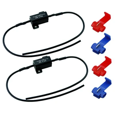 Afbeelding van L &amp; P Car Design LP B547 1 2 stuks CanBus 25 Watt 8 ohm belastingsweerstand weerstand voor 21 P21W PY21W W21W WY21W LED SMD lampen zonder foutmelding knipperlicht dagrijlicht TFL achteruitrijlicht W