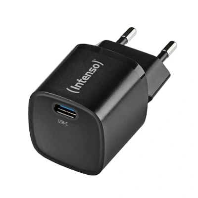 Afbeelding van Intenso Power Adapter W30C² black USB oplader 30 W Binnen Uitgangsstroom (max.) 3 A Aantal uitgangen: 1 x C GaN, Delivery (USB PD)