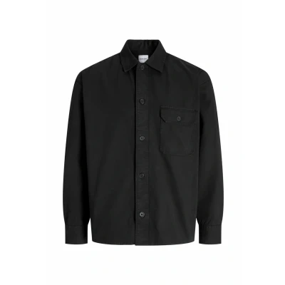 Afbeelding van Jack &amp; Jones WIDE FIT OVER Overhemd, Heren, Maat: Small, Black