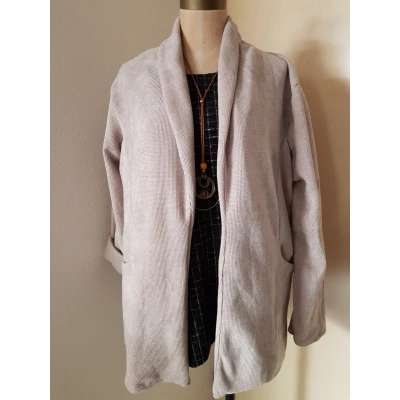 Afbeelding van Dames blazer corduroy beige One size 38/42