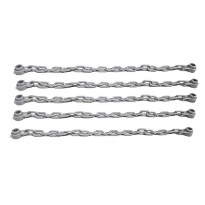 Afbeelding van Lego Chain, 21 Links, LIGHT Bluish Grey Lot of 5 loose parts)