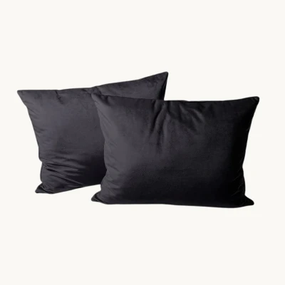 Afbeelding van Fluweel/Velvet Kussenslopen Dark Grey