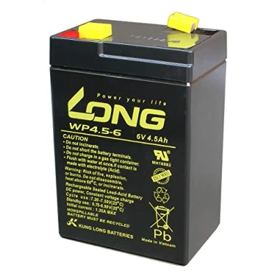 Afbeelding van accu compatibel LC R064R5P 3 FM 4,5 20HR 4.5 3FM4,5 3FM4.5 6V 4Ah AGM lood vlies