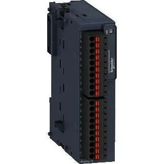Afbeelding van Schneider electric modicon tm3 analoge i o module 8 inputs v 10 10vdc 0 20ma 4 veerklem m221 m241 m251 tm3ai8g