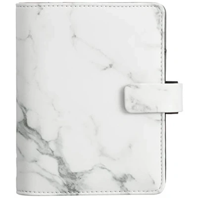 Afbeelding van Filofax Patterns Marble Pocket organiser, white
