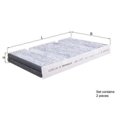 Afbeelding van Mahle Original Interieurfilter LAK 1377/S