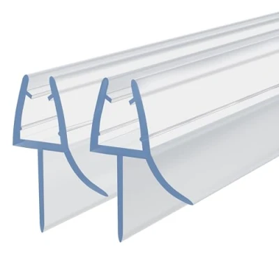 Afbeelding van HNNHOME Doucheafdichting, 1 meter voor 6 8 mm glasdikte, douchedeurafdichting badkamer, douchewand en douchewand, afdichtt spleten tot 20 af (2 rechte x 2)