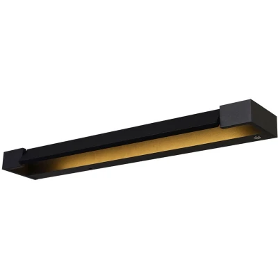 Afbeelding van Industriële wandlamp 1 lichts zwart 60cm Parete