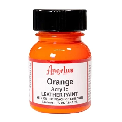 Afbeelding van Angelus leerverf Oranje 29,5ml