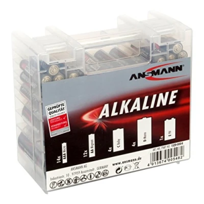 Afbeelding van Ansmann Alkalinebatterij set met doos 35 delig zwart 1520 0004