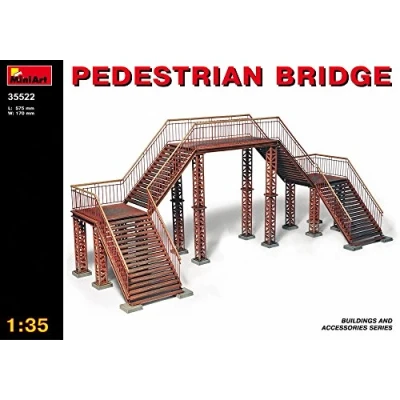 Afbeelding van Miniart Pedestrian Bridge (Min35522) modelbouwsets, hobbybouwspeelgoed voor kinderen, modelverf en accessoires