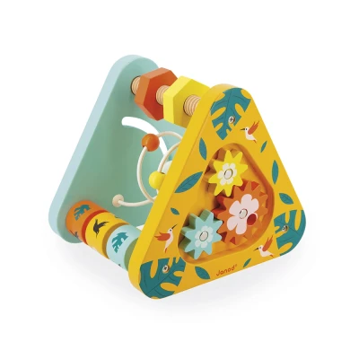Afbeelding van Janod Houten speelgoed tropic multi activiteitendriehoek
