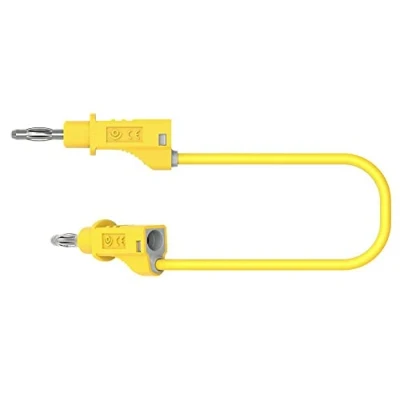 Afbeelding van Electro PJP 2117 CD1 200J Meetsnoer [Bananenstekker Bananenstekker] 2.00 m Geel 1 stuk(s)