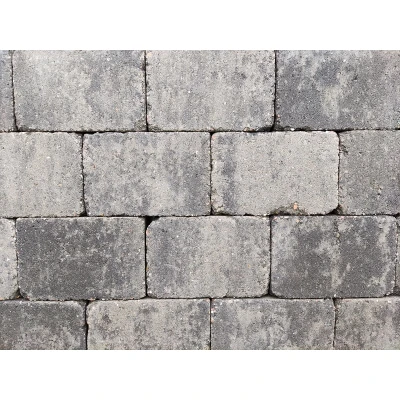 Afbeelding van Kijlstra trommelsteen 21x14x7 Cm Grijs/zwart Deze is perfect een oprit, tuin en terras
