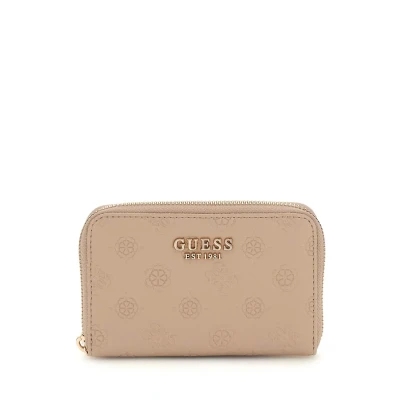 Afbeelding van Guess LOGO Portemonnee, Dames, Maat: One Size, Beige
