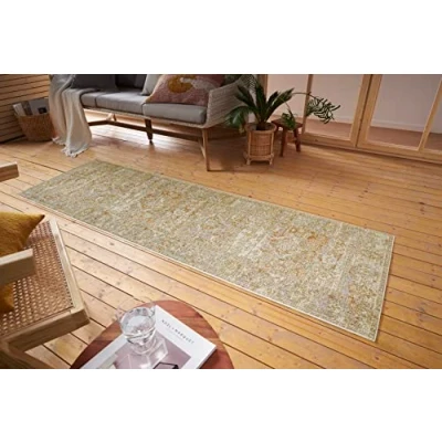 Afbeelding van Binnen en buitenkleed Sues Crème 80x200cm Creme 123vloerkleed.nl is de online webshop voor vloerkleden woonaccessoires.