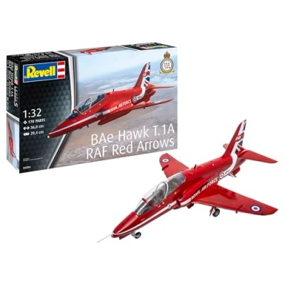Afbeelding van 1:32 Revell 04284 BAe Hawk T.1A Royal Air Force Red Arrows Straaljager Plastic Modelbouwpakket