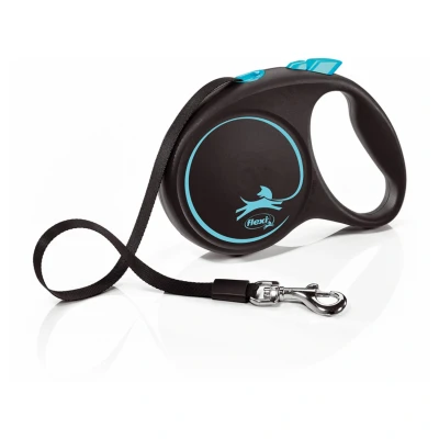 Afbeelding van Flexi Rollijn Black Design Tape Blauw M 5 MTR TOT 25 KG (398581)