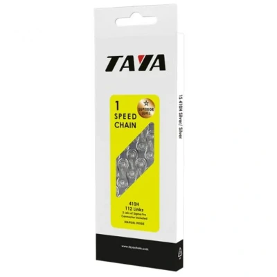 Afbeelding van Taya Ketting 410h 1 speed 1/2x1/8 112 schakels zilver