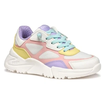 Afbeelding van Geox Babyschoenen voor kinderen, Maat: 30, White multicolor Kunststof/ textiel