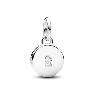 Afbeelding van Pandora 793066C01 Openable &amp; Engravable Love Locket Hangende Bedel inStock horloge Zilverkleur