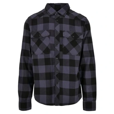 Afbeelding van Urban Classics Overhemd 4XL Check Zwart/Grijs