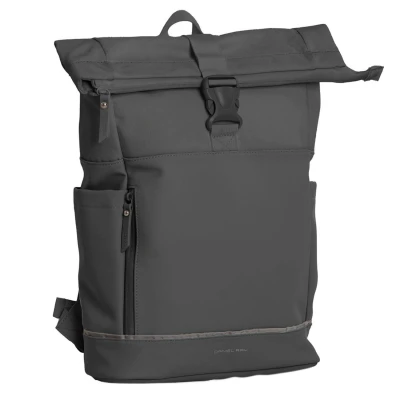 Afbeelding van Daniel Ray Pittsburgh Rolltop Rugtas Coated 15,6&quot; Donker Grijs