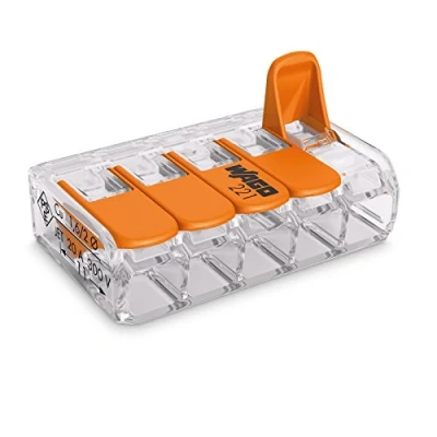 Afbeelding van Wago 10 x hefboom splitconnector 221 Serie 415 5 weg terminal