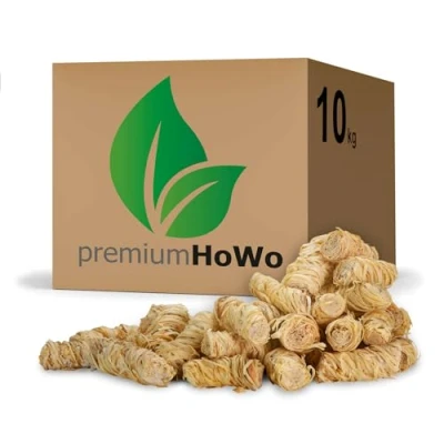 Afbeelding van premiumHoWo eco aanmaakwol (10 kg) ca. 800 stuks, ook als (3 kg+5 kg), ecologische barbecueaansteker, openhaardaansteker, kachelaansteker, houtwol, aanmaakblokjes