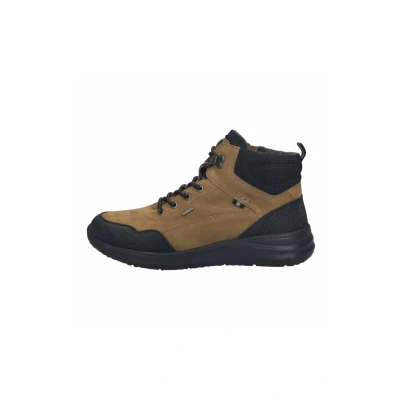 Afbeelding van Josef Seibel Wales Sneaker Sneakers hoog, Heren, Maat: 43, Castagne Leer en textiel