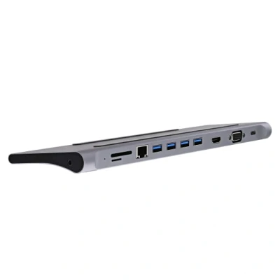 Afbeelding van T&#039;nB DOCKUSBC11 laptop dock &amp; poortreplicator Bedraad USB 3.2 Gen 1 (3.1 1) Type C Zilver