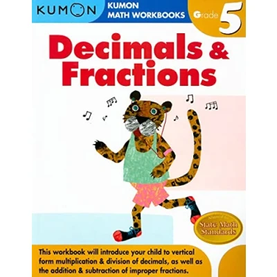 Afbeelding van Grade 5 Decimals &amp; Fractions (Kumon Math Workbooks)