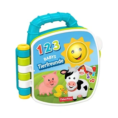 Afbeelding van Fisher Price GFP31 „Ucz się i śmiej! przenośna muzyczna książeczka, dla niemowląt małych dzieci w wieku 636 miesięcy