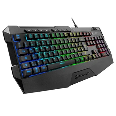 Afbeelding van Sharkoon Gaming toetsenbord (Duitse toetsenbordindeling) Rubberdome zwart
