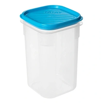 Afbeelding van TATAY 1160400 voorraaddoos vierkant, 1 L, kunststof, 10 x 16,5 cm