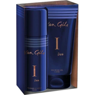 Afbeelding van 3x Van Gils I Dare Geschenkset Showergel 150 ml + Deodorant Spray 1 set