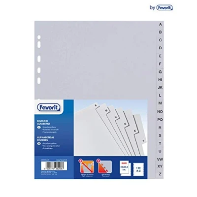 Afbeelding van Elba 400006685 indextab Polypropyleen (PP) Meerkleurig