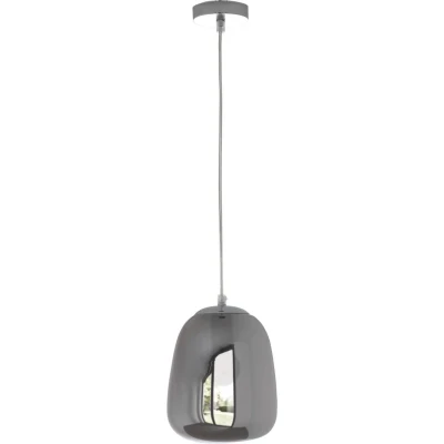 Afbeelding van MEO Fano Hanglamp Glazen kap Sfeervolle verlichting Atmosferische Zilver
