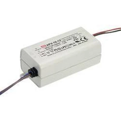 Afbeelding van Mean Well APV 16 15 LED transformator Constante spanning W 0 1 A V/DC Niet dimbaar, Overbelastingsbescherming stuk(s)