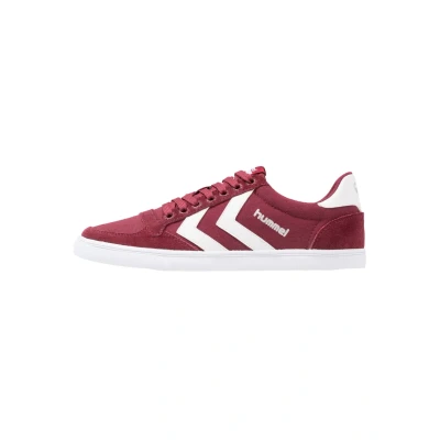 Afbeelding van Hummel Slimmer Stadil LOW Sneakers laag, Maat: 38, Bordeaux/weiß Leer en textiel