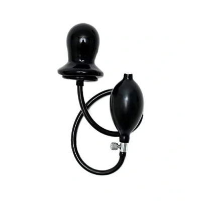 Afbeelding van Rimba Latex Play Opblaasbare buttplug met massieve kern