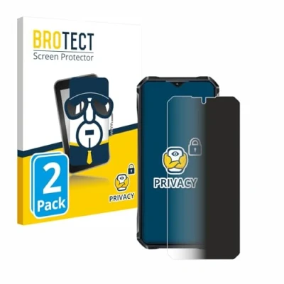 Afbeelding van BROTECT (2 Stuks) Privacy Schermbeschermer voor Oukitel WP33 Pro [Anti Spy, Screen Protector, Blue Light Filter]