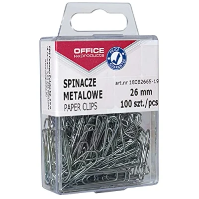Afbeelding van Spinacze metalowe srebrne 100 sztuk