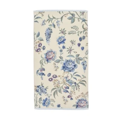 Afbeelding van Pip Studio Handdoek Secret Garden White Blue 55x100