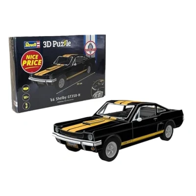 Afbeelding van Revell Nice Price 3D puzzel, 66 Shelby GT350 H, ideaal cadeau idee voor jongens, meisjes, kinderen en volwassenen vanaf 10 jaar, puzzel autoliefhebbers autoanateurs