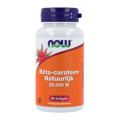 Afbeelding van Now Beta Caroteen Natuurlijk, 90 Soft tabs