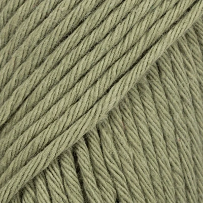 Afbeelding van DROPS Paris Uni Colour 25 mosgroen Katoen Garen