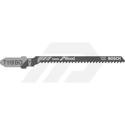 Afbeelding van Bosch T119BO Decoupeerzaagblad Basic for Wood (5 Stuks)