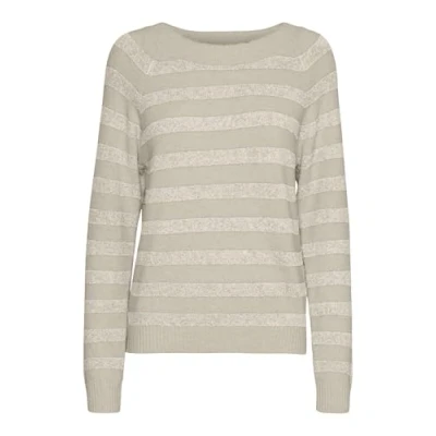 Afbeelding van Vero Moda Vmdoffy Oneck NOOS Trui, Dames, Maat: XS, Oatmeal