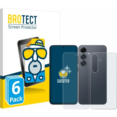 Afbeelding van BROTECT Screenprotector voor Samsung Galaxy S25 (Voor+Achter) Folie Beschermfolie matte (6 Stuks)